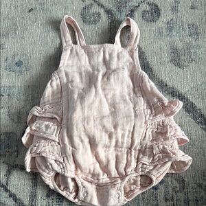 Pink Ruffled butt Romper